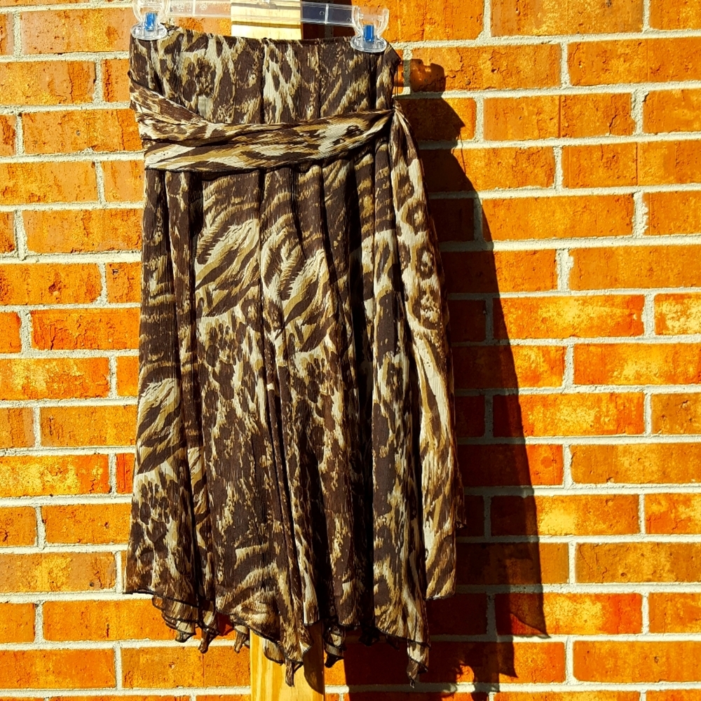 Linea Domani Leopard Animal print skirt